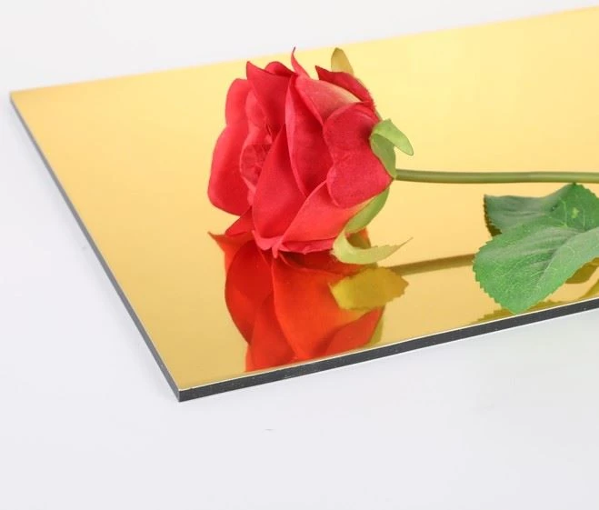 ACP Copper Wall Cladding Aluminum Composite Panels Mirror